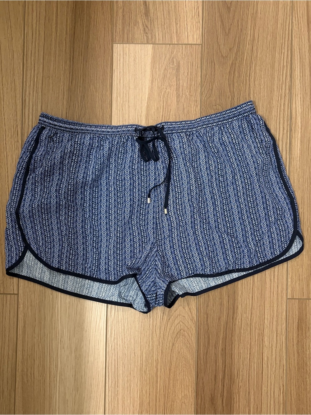 GAP Blue Patterned Athletic Shorts